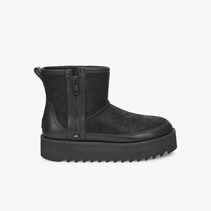 Ugg Classic Rebel Biker Mini Women Classic Boots Black (2305NUROA)